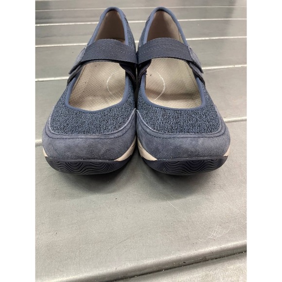 Dansko Hennie Mary Jane Flats Womens EU 40 US 9 Blue Suede Leather‎ Comfort - Picture 3 of 9